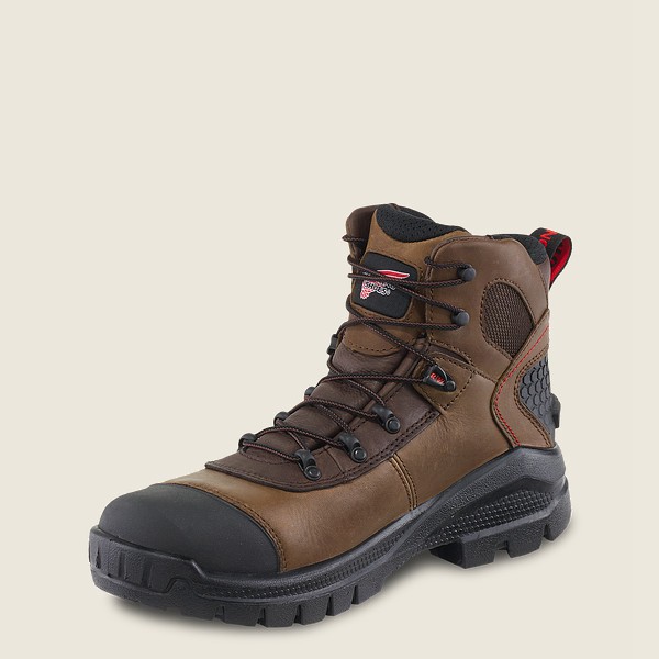 Safety Støvler Herre - Red Wing Crv™ - 6-Inch Toe - Brune/Sort - MLGREF-501